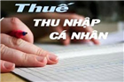 Hướng dẫn quyết toán thuế TNCN năm 2015