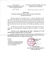 Thông báo thay đổi địa điểm thi hành nghề kế toán