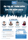 LỚP ÔN THI HÀNH NGHỀ KẾ TOÁN NĂM 2023 ONLINE CỦA HIỆP HỘI KẾ TOÁN VÀ KIỂM TOÁN VIỆT NAM